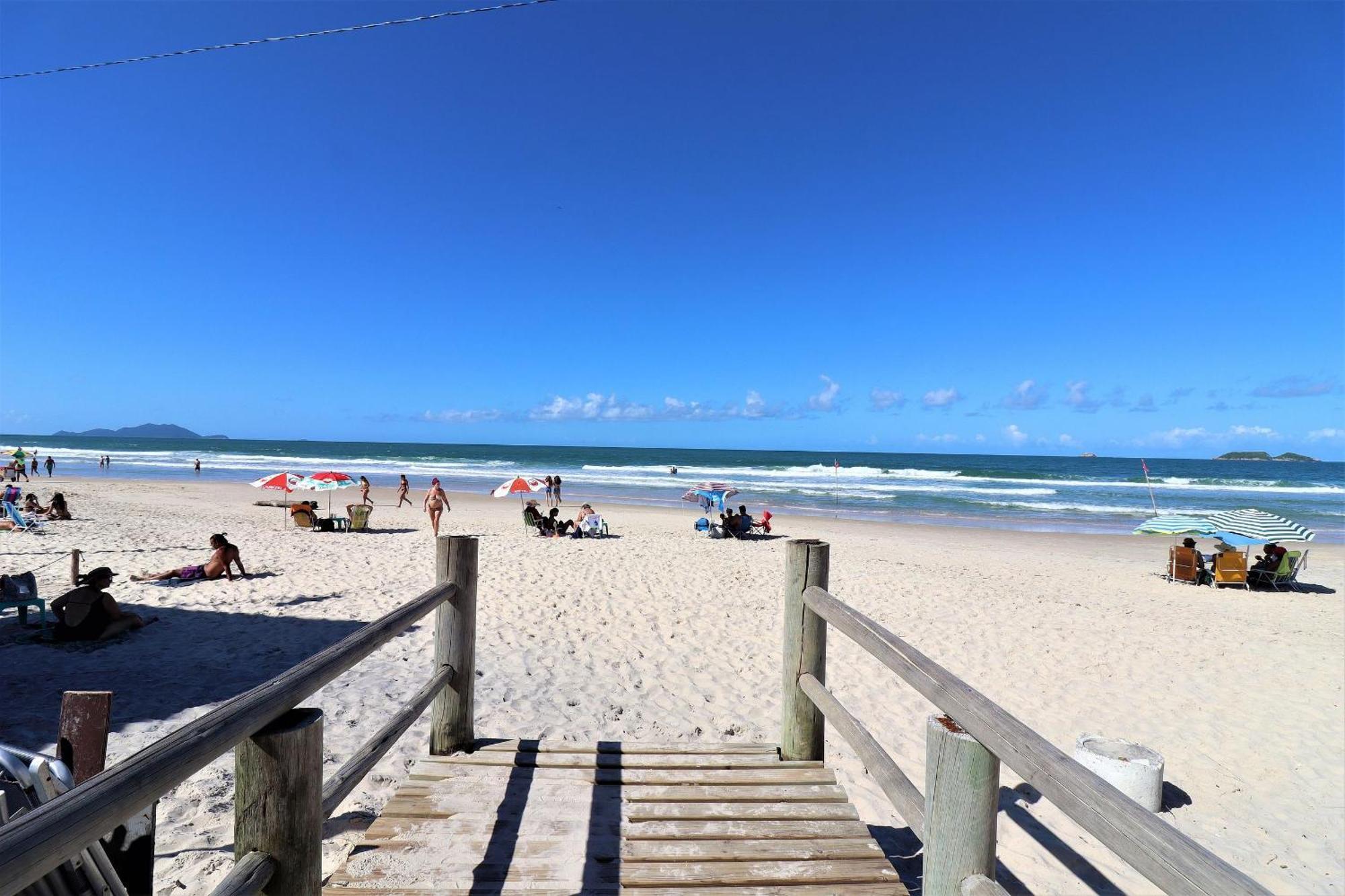 Maravilhoso Apto Wi-Fi E Vista Para O Mar - Hb06F Florianópolis Eksteriør bilde